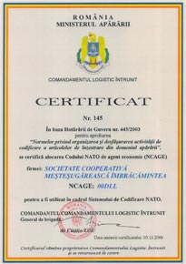 Certificat Cod NATO